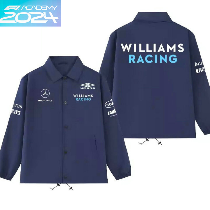 2024 Veste UMBRO Williams Racing Surchemise épaisse Homme